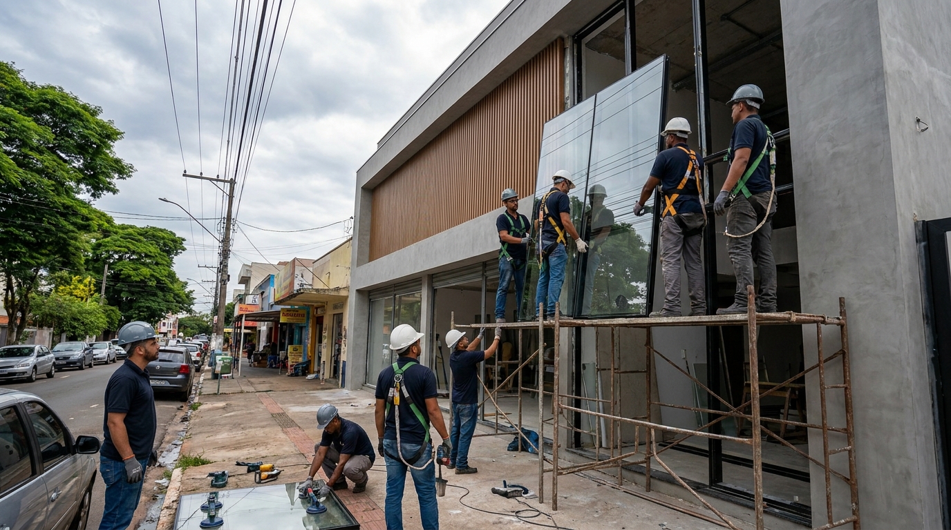 Fachada de Vidro em Indaiatuba‑SP